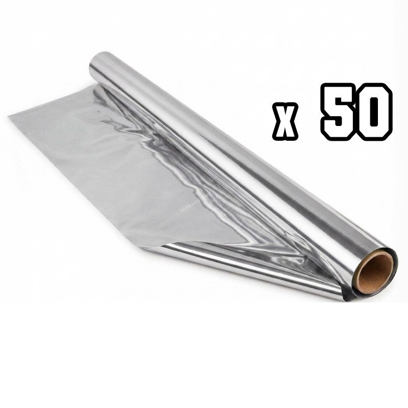 Bâche Tifo – Feuille Métallique Argentée (70 Cm X 50 Cm)