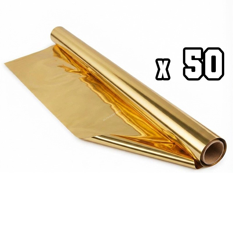 Bâche Tifo – Feuille Métallique Or (70 Cm X 50 Cm)