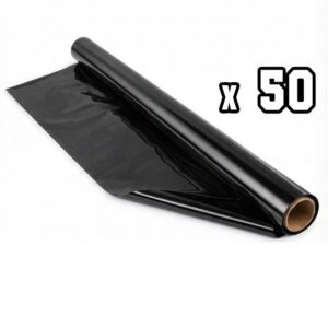 Bâche Tifo – Papier Métallique Noir (70 Cm X 50 Cm) – Miko Fumi