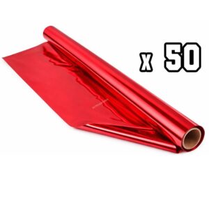 Bâche Tifo – Papier Métallique Rouge (70 Cm X 50 Cm) – Miko Fumi