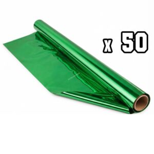 Bâche Tifo – Papier Métallique Vert (70 Cm X 50 Cm) – Miko Fumi