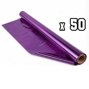 Bâche Tifo – Papier Métallique Violet (70 Cm X 50 Cm) – Miko Fumi