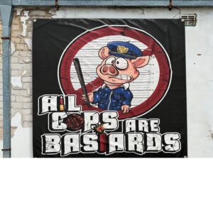 Bannière – All Cops Are Bastards – Miko Fumi