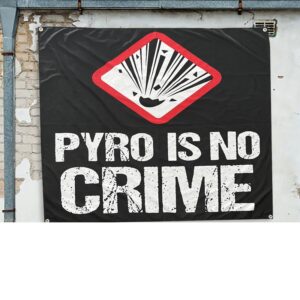 Bannière – Pyro Is No Crime – Miko Fumi