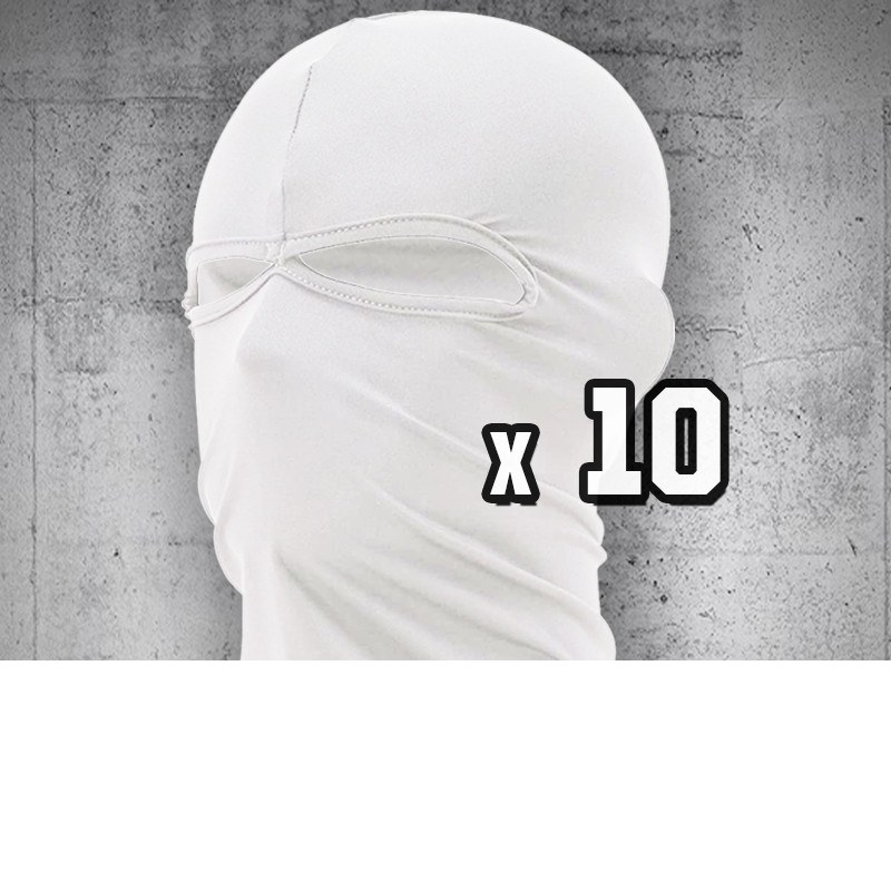 Cagoule – Blanche (Lot de 10)
