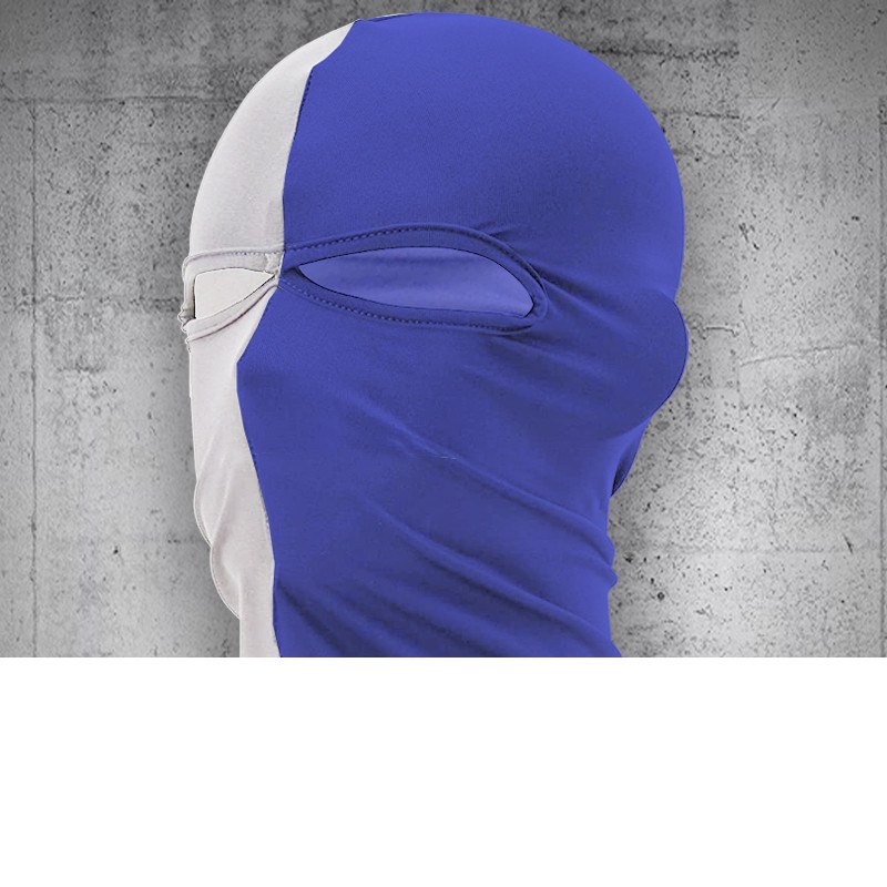 Cagoule – Blanche Et Bleue