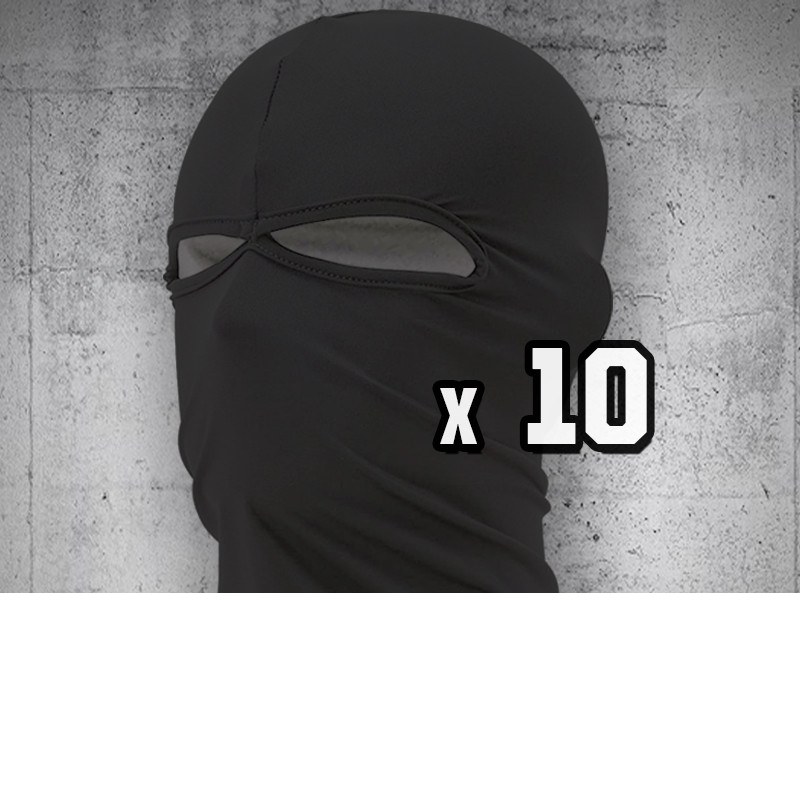 Cagoule – Noire (Lot de 10)