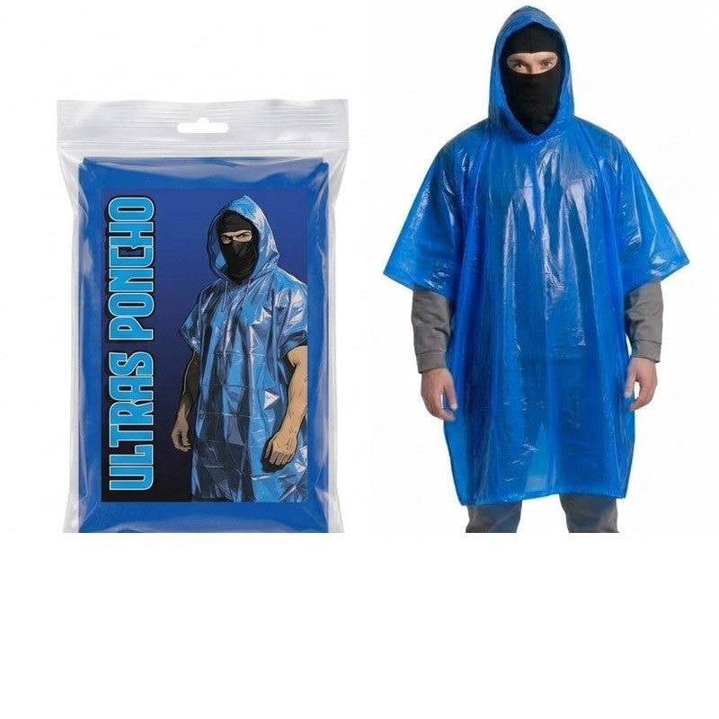 Poncho de pluie – Bleu