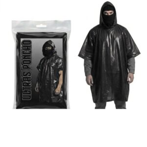 Poncho de pluie – Noir – Miko Fumi