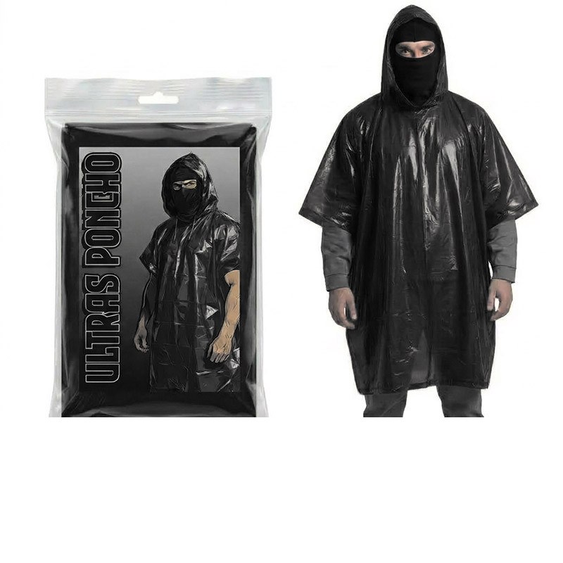 Poncho de pluie – Noir