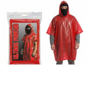 Poncho de pluie – Rouge – Miko Fumi