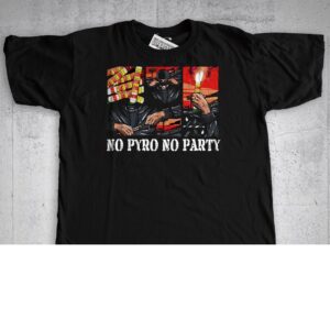 T-shirt – No Pyro No Party – Miko Fumi