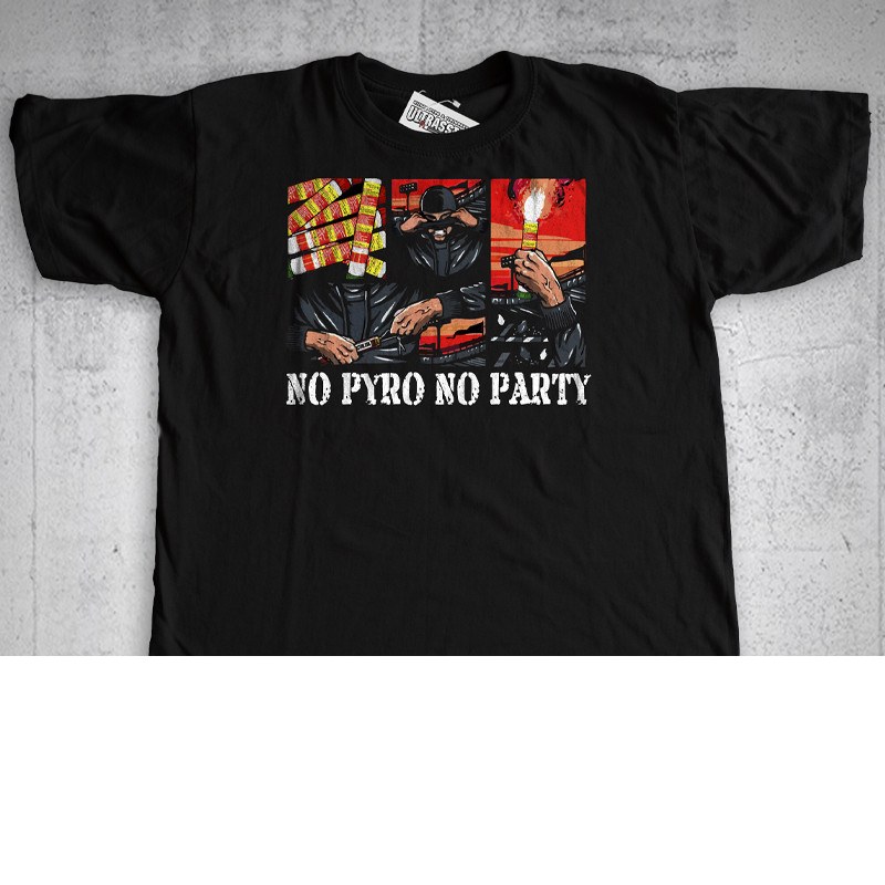 T-shirt – No Pyro No Party