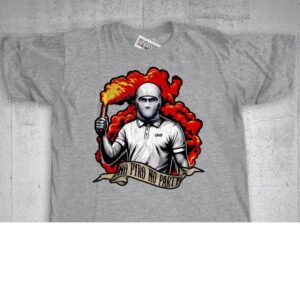 T-shirt – No Pyro No Party – Miko Fumi