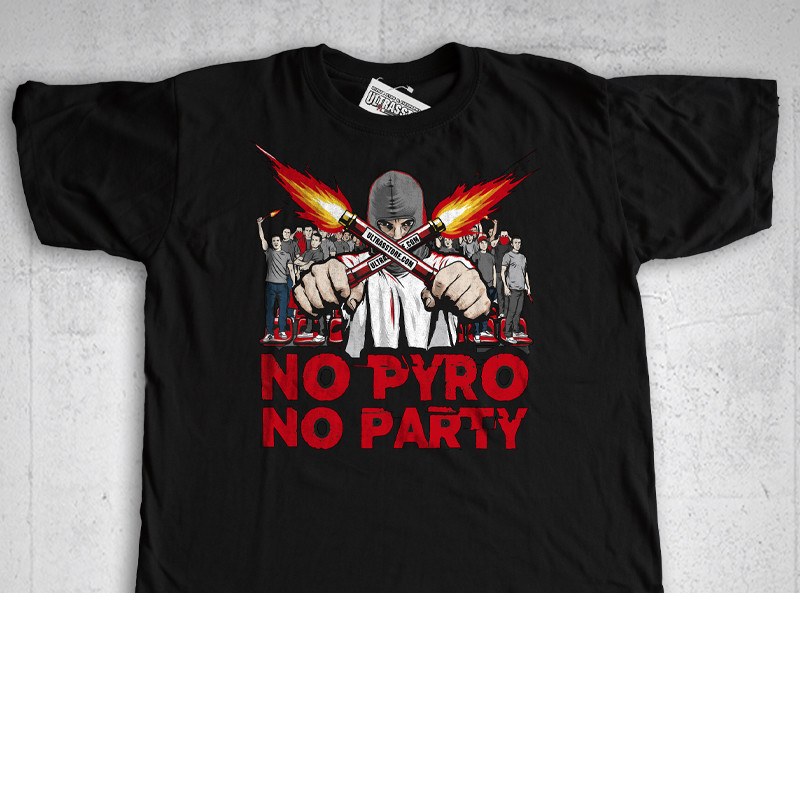 T-shirt – No Pyro No Party
